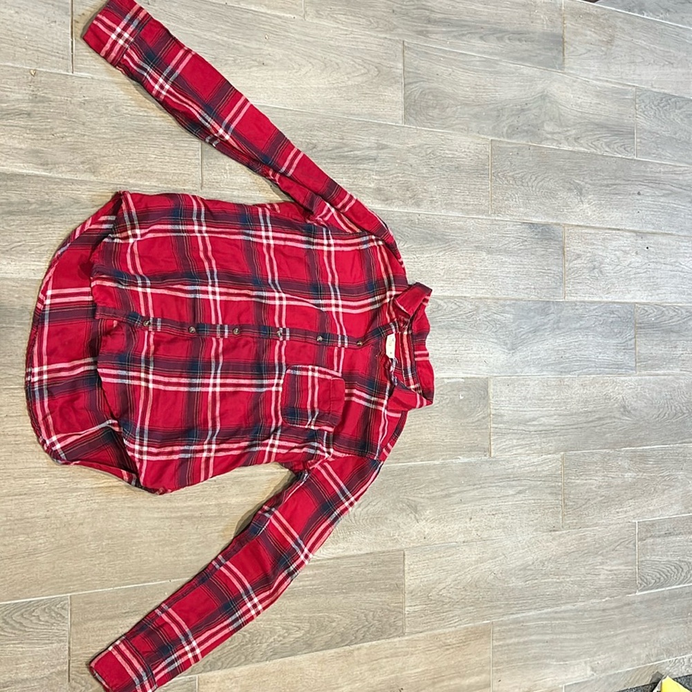 Red plaid flannel